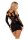 Leg Avenue Shredded cut-out mini dress schwarz O/S
