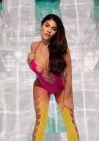 Leg Avenue Ombre footless bodystocking O/S