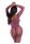 Leg Avenue Net crop top & footless tights violet O/S