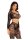 Leg Avenue Crop top & footless tights O/S