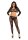 Leg Avenue Crop top & footless tights O/S