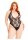Leg Avenue Floral lace deep-V teddy 1XL/2XL