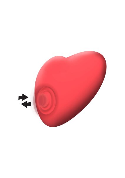 Heartbeat Pulsating Stimulator Red