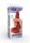 Silicone Foreskin Dildo 18 cm Caramel skin tone
