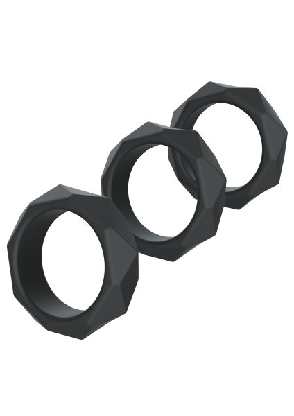 Heavy C-Ring Set Black