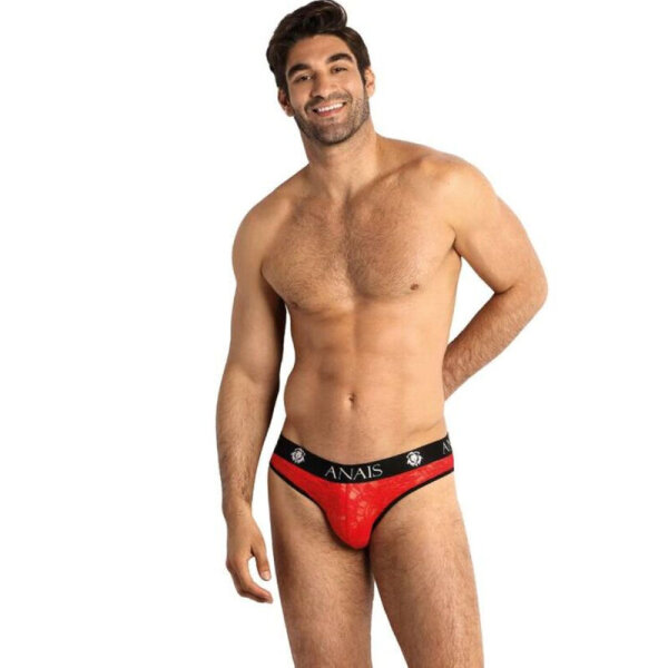 ANAIS Men Brave underpants with lace pattern red S