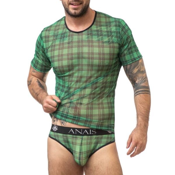 ANAIS Men Magic T-Shirt mit Karomuster S - XL