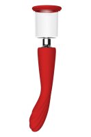 Dream Toys Georgia double stimulator with suction function red