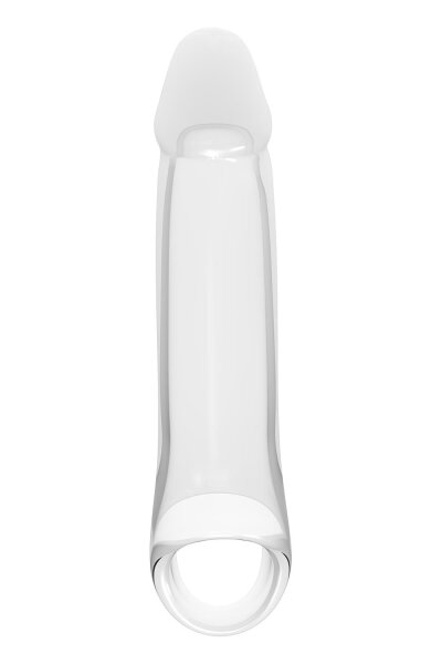 Dream Toys Ramrod penis sheath with testicle ring transparent 17.3 cm
