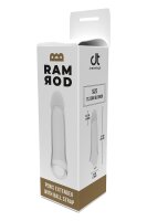 Dream Toys Ramrod penis sheath with testicle ring transparent 17.3 cm