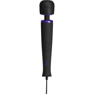 Doc Johnson Power Wand Ultra-Powerful Silicone Wand Massager Black