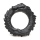 XR Brands Black Caiman - Silikon Cock Ring - Schwarz