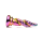 XR Brands Enchantress - Rainbow Glass Dildo