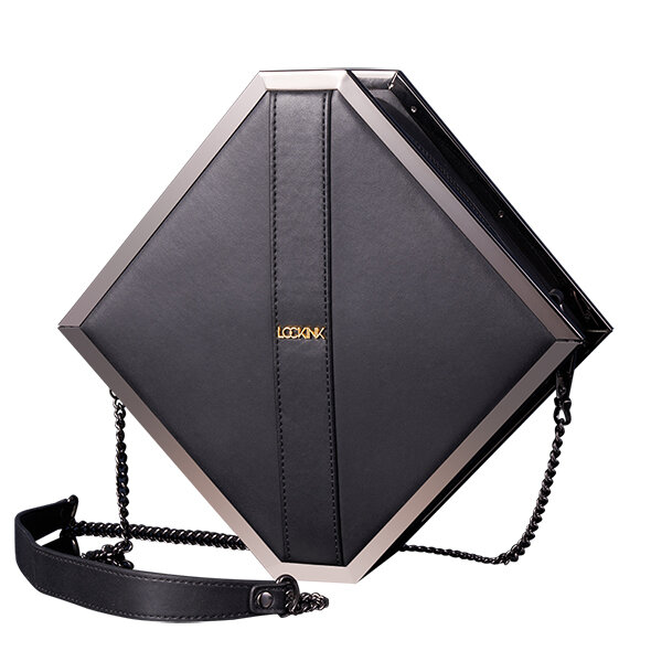 LOCKINK - Mysterious Square Kink Bag -  black