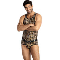 ANAIS Men Mercury Top mit Animalprint S - XL