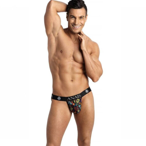 ANAIS Men Mexico Jockstrap mit bunten Totenk&ouml;pfen S - XL