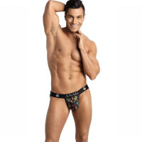 ANAIS Men Mexico Jockstrap mit bunten Totenk&ouml;pfen S - XL