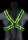 Cross Armor  Glow in the Dark S/M - L/XL