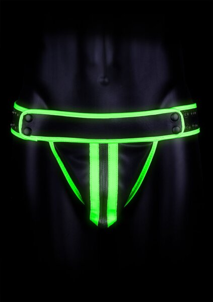 Striped Jockstrap Glow in the Dark S/M - L/XL