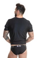 ANAIS Men Petrol T-shirt black S