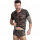 ANAIS Men Romance T-shirt with transparent lace S
