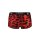 ANAIS Men Savage boxer shorts with animal print red, black S