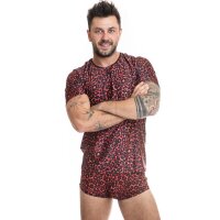 ANAIS Men Tribal T-Shirt mit Animalprint S - XL