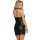 Subblime short dress wetlook strapless black S/M