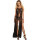 Subblime long dress with thong set black S/M