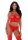 Forplay Ring Me Up Bustier Bra Set red S