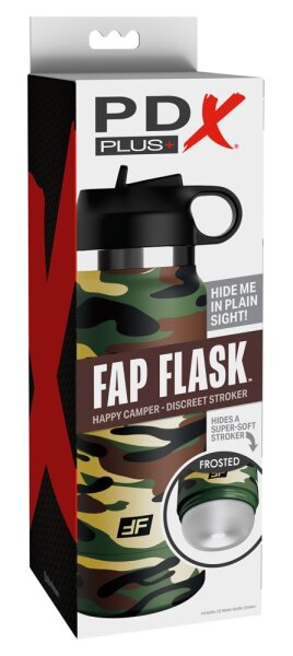 PDX Fap Flask Happy Camper