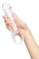 Size Up Clear View Penis Extender With Ball Loop Extra Girthy