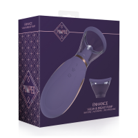 Shots Enhance - Rechargeable Vulva and Brust Pumpe - Lila