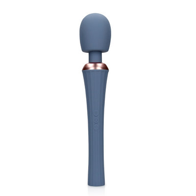 Loveline Powerful Wand Vibrator with Still Handle - Blue Nova