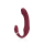 Loveline Bendable Vibrating Strapless Strap-on - Merlot Grape