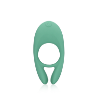 Loveline Ultra Soft Silicone Pointed Cock Ring - Blue Grass