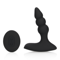 Loveline Beaded Vibrating Anal Plug with Remote Control -...