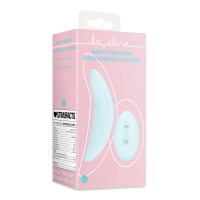 Loveline Panty Vibrator with Remote Control - Arctic Blue