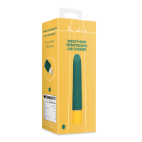 Loveline Glatter Mini-Vibrator mit USB-Ladeger&auml;t - Ancient Sea