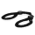 Shots - Ouch! Adjustable Rope Hand Cuffs - Black