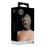Shots - Ouch! Fischnetzmaske - Schwarz