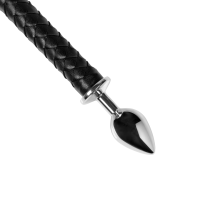 Shots - Ouch! Metal Anal Plug Devils Tail - Black