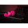 Shots - Ouch! PU Leather Whip with Knot Detail - Black