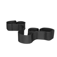Shots - Ouch! Adjustable Hand and Ankle Restraints Set - Black