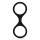 Shots - Ouch! Silicone Hand Cuffs - Black