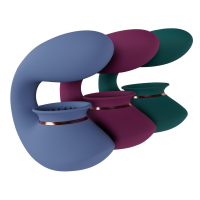 Twitch 3 - Rechargeable Vibrator and Suction - Burgundy
