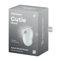 Satisfyer Cutie Ghost - Air Pulse Vibrator - Wei&szlig;