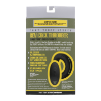 Doc Johnson Rev Cock Throbber - Vibrating Cockring - Large - Black