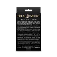 NS Novelties Fetish & Fashion - Zippered Mouth Hood - White - Alternate Package