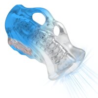 SuckMe Toys Vibrierender Masturbator Blau